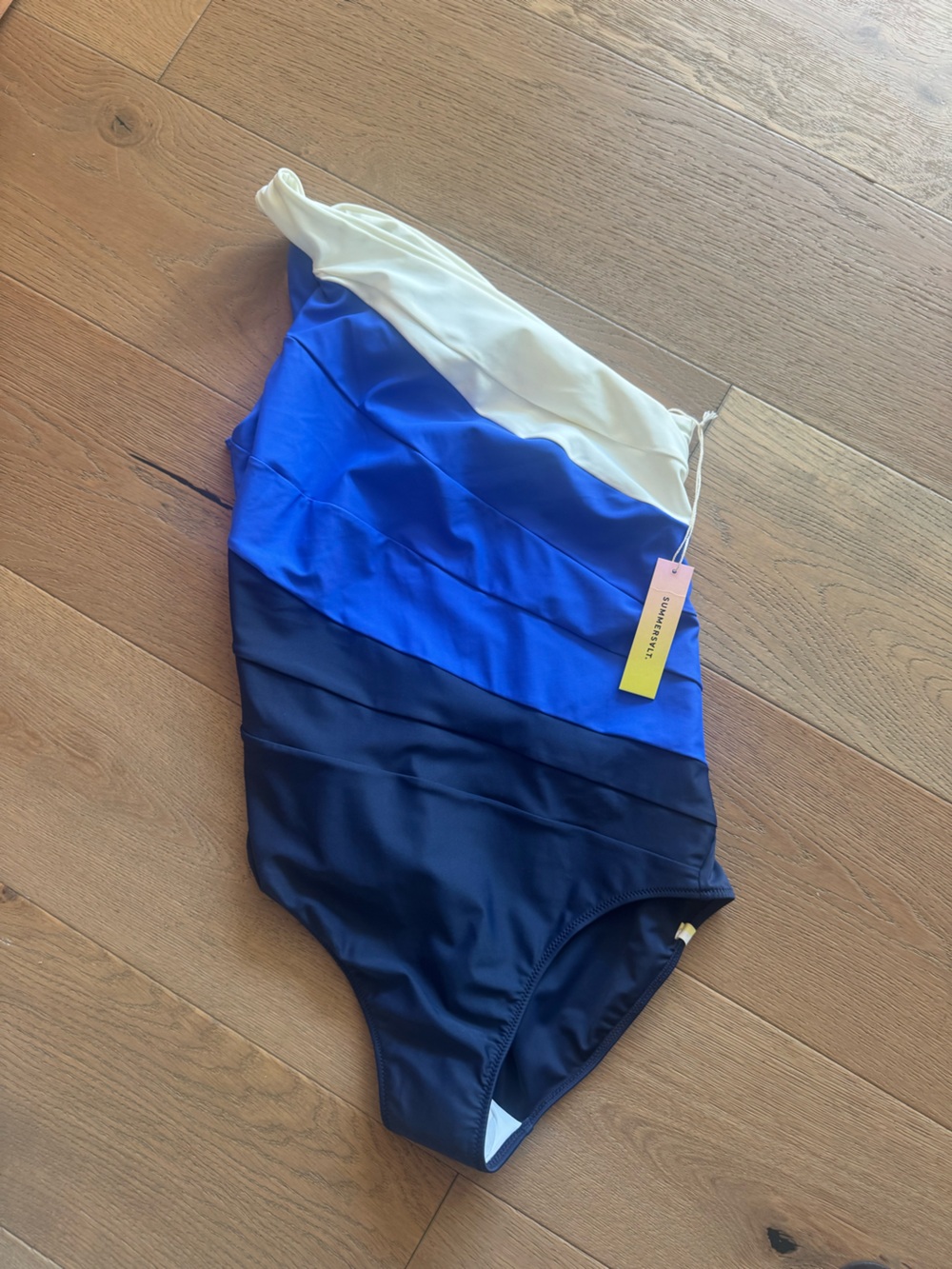 summersalt sidestroke Ombre navy, royal blue and Cream size 10 NWT